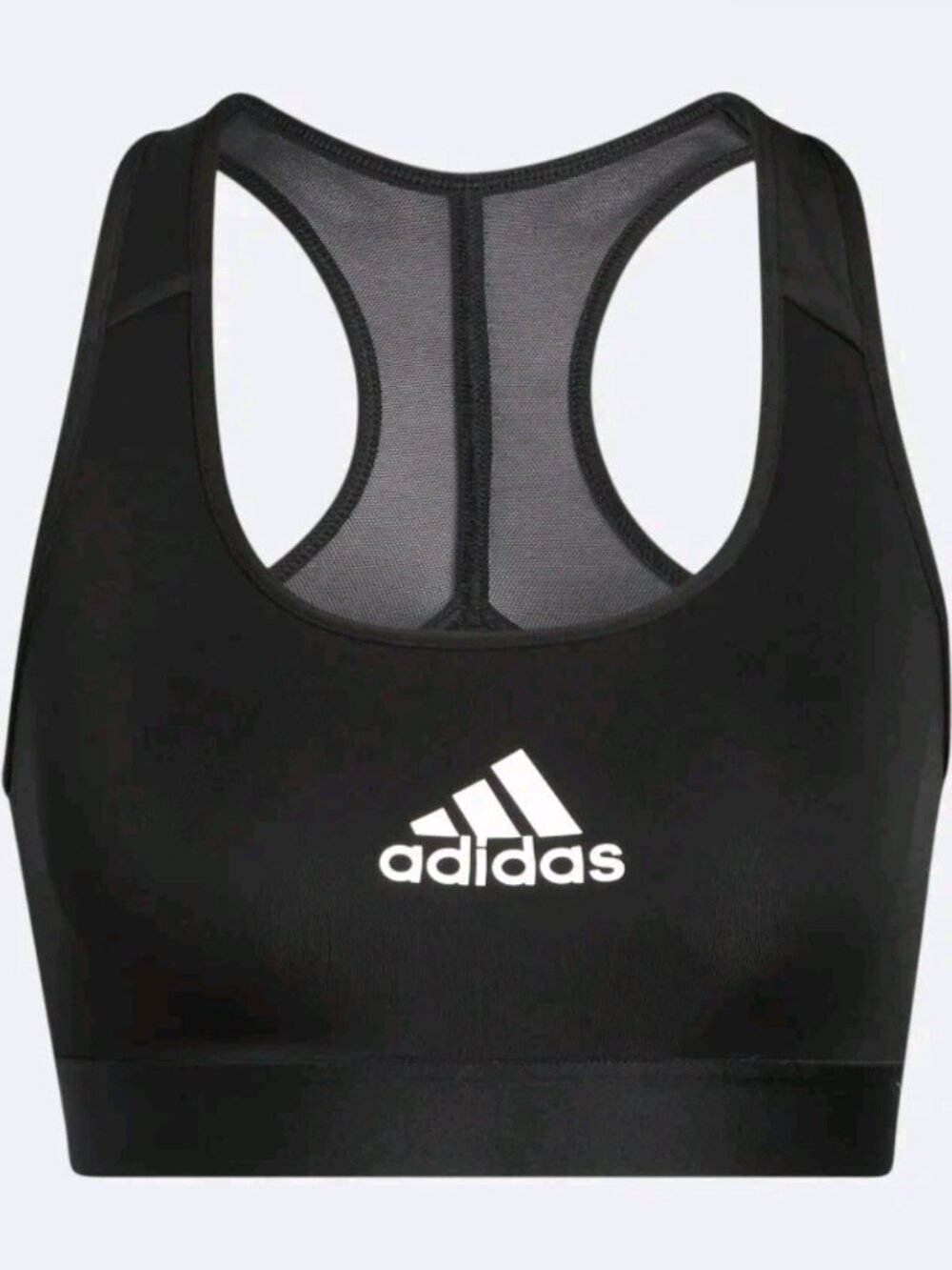 adidas Womens Powerreact Training Medium-Support Bra - Picture 2 of 2